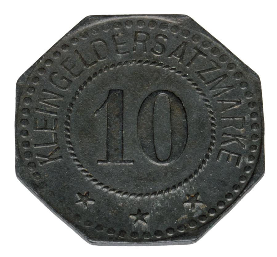 10 fenigów Eisenach fabryka pojazdów