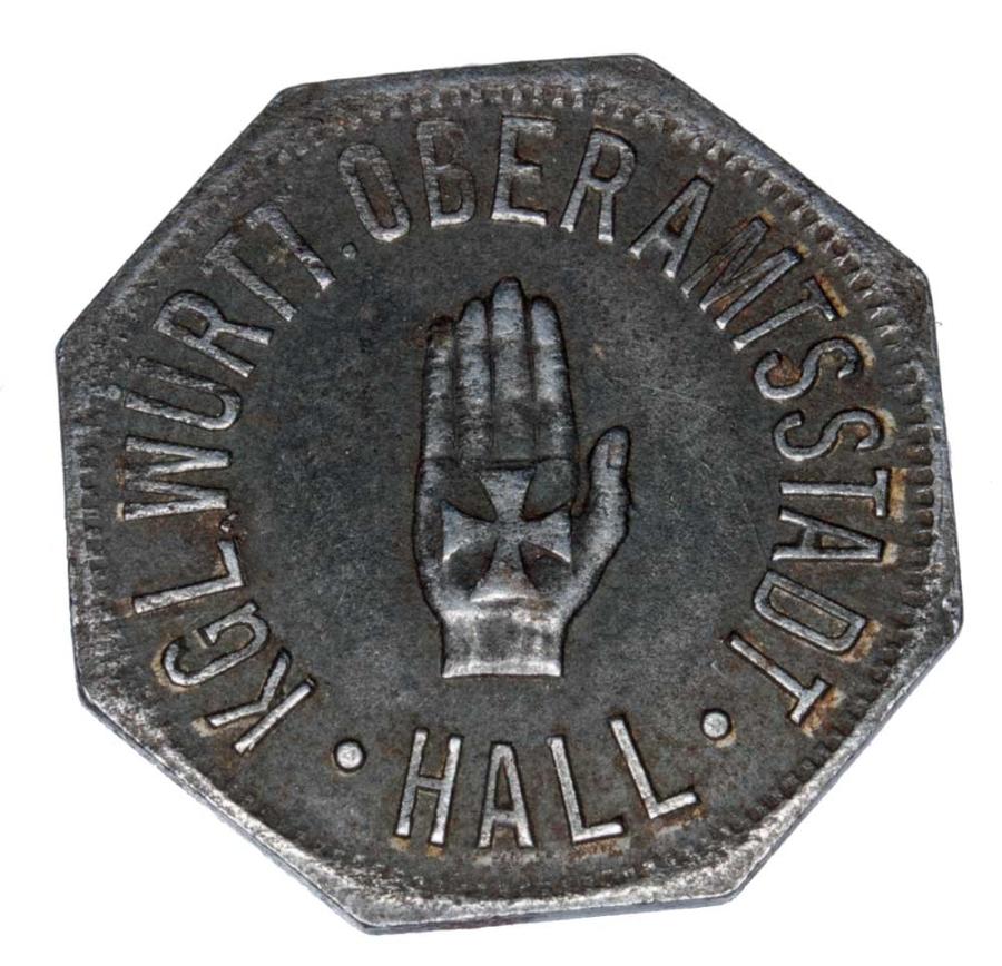 10 fenigów 1918 Niemcy Hall