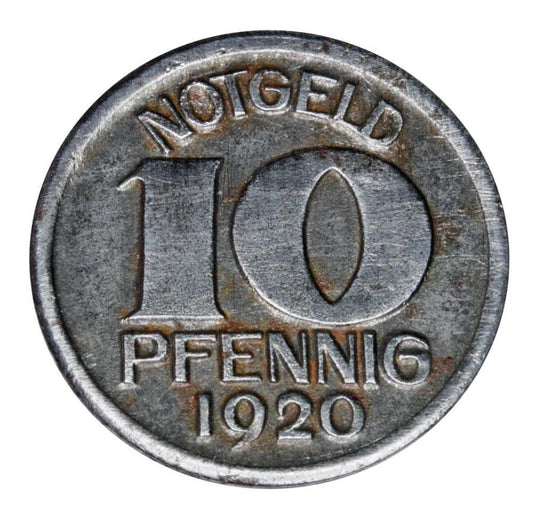 10 fenigów 1920 Niemcy Halle