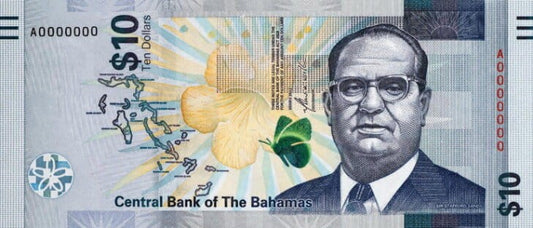 Bahamy 10 $ Latarnia morska 2022 P-79b