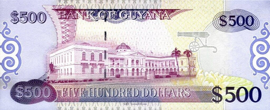 Gujana 500 dolarów Parlament 2024 P-37c