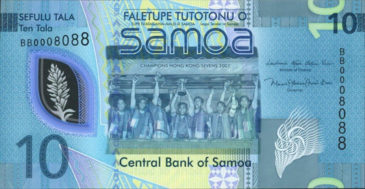 Samoa 10 tala Rugby 2024 P-48