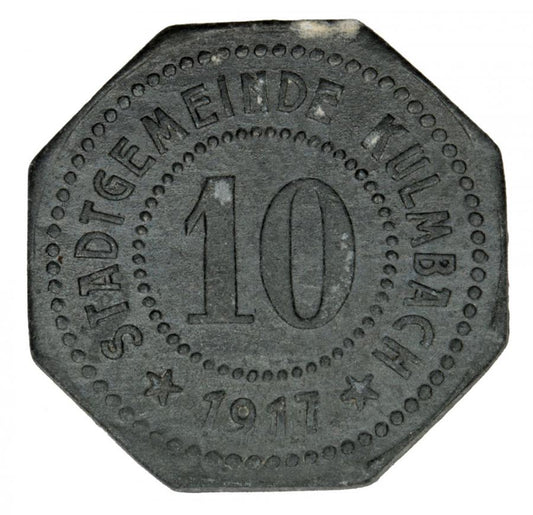 10 fenigów 1917 Kulmbach