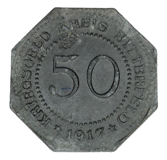 50 fenigów 1917 Bitterfeld