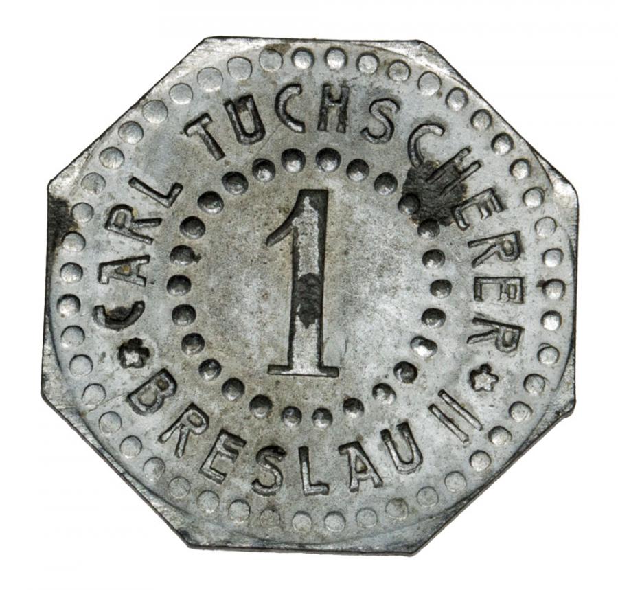 1 fenig Carl Tuchscherer Wrocław