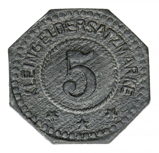 5 fenigów Carl Tuchscherer Wrocław
