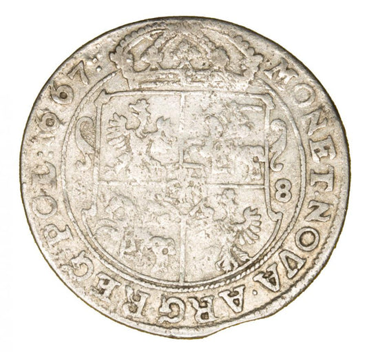 Ort 1667 Jan Kazimierz Polska Bydgoszcz