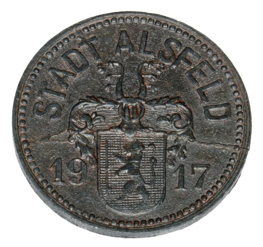 10 fenigów 1917 Alsfeld Hesja