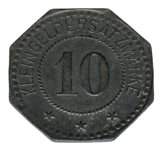 10 fenigów Eisenach fabryka pojazdów