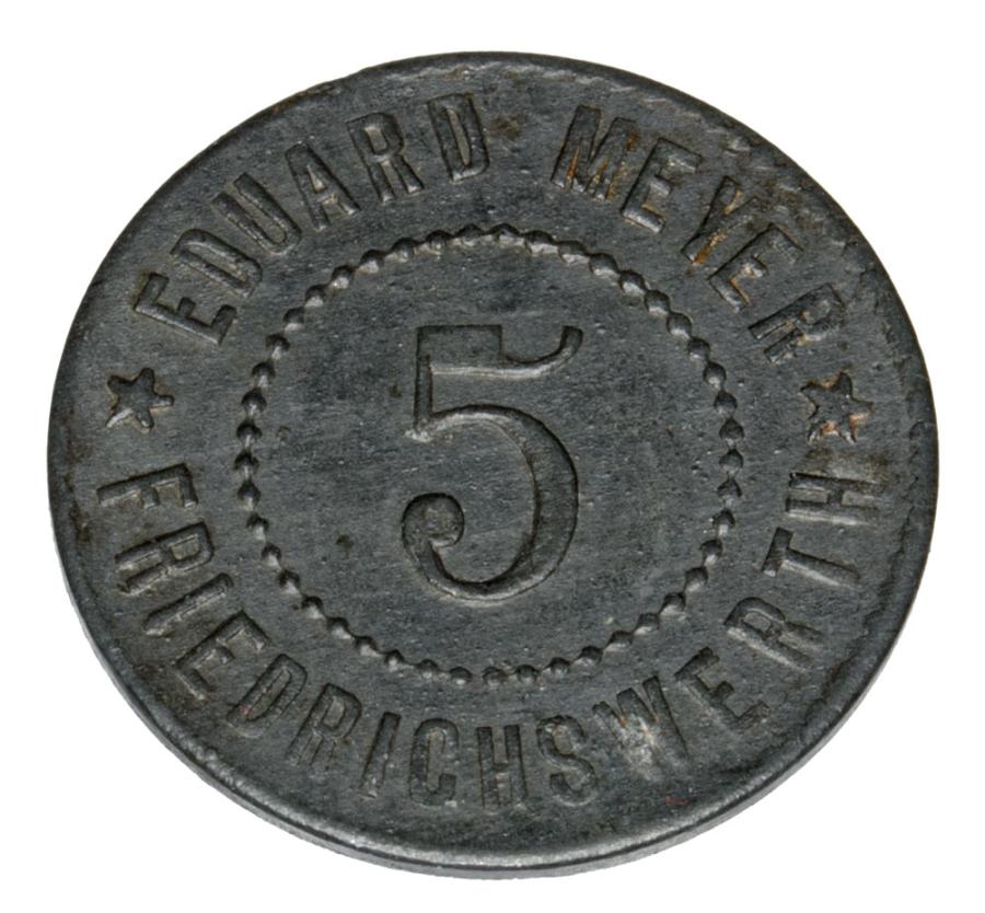 5 fenigów 1918 Gotha Eduard Meyer