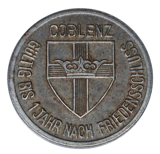 25 fenigów 1918 Niemcy Coblenz