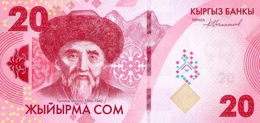 Kirgistan 20 som Togolok Moldo 2023 P-34a