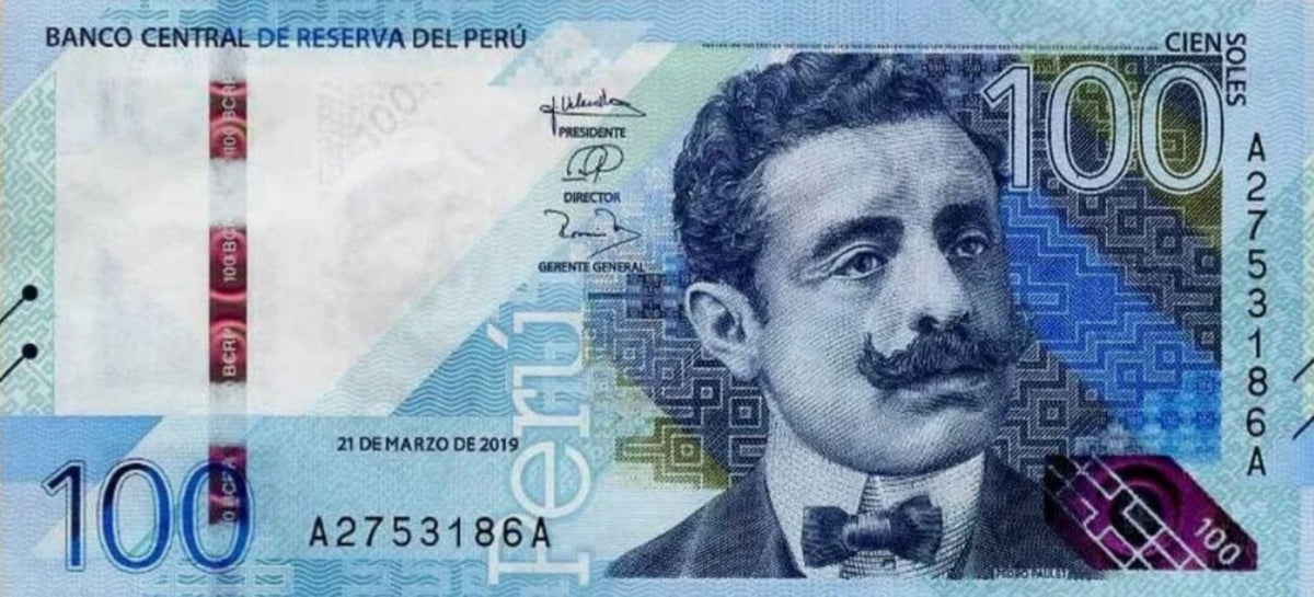 Peru 100 soles koliber 2019 P-197